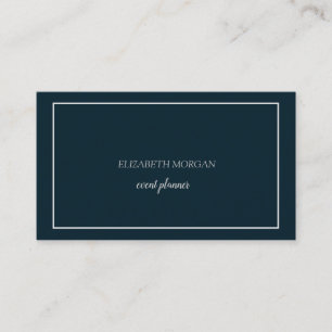 Moderne Elegante Eenvoudige Minimalistische Lijst Visitekaartje