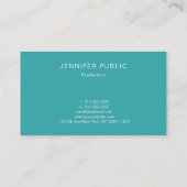 Moderne Elegante Eenvoudige Ontwerp Sjabloon Trend Visitekaartje (Achterkant)