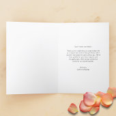 Moderne Elegante Eenvoudige Portretfoto Bruiloft Bedankkaart