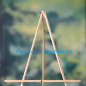 Moderne Elegante Eenvoudige Professionele Naam Acryl Bord (Neutraal)