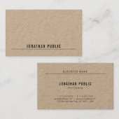 Moderne Elegante Eenvoudige Professionele Sjabloon Visitekaartje (Voorkant / Achterkant)