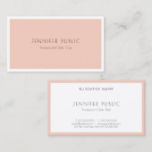 Moderne, elegante, eenvoudige, rendabele Sjabloon Visitekaartje (Voorkant / Achterkant)