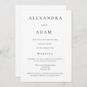 Moderne, elegante, eenvoudige repetities voor het  kaart (Voorkant / Achterkant)