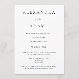 Moderne, elegante, eenvoudige repetities voor het kaart