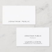 Moderne Elegante Eenvoudige Sjabloon Professionele Visitekaartje (Voorkant / Achterkant)