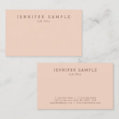 Moderne, elegante, eenvoudige Sjabloon voor design Visitekaartje (Voorkant / Achterkant)