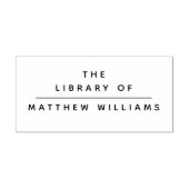 Moderne Elegante Eenvoudige Van De Bibliotheek Van Zelfinktende Stempel (Design)