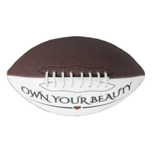 Moderne Elegante "Eigen Je Schoonheid" Chic Pickle American Football