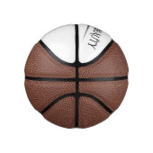 Moderne Elegante "Eigen Je Schoonheid" Chic Pickle Basketbal (Rechts)
