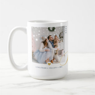 Moderne, elegante en minimalistische Gold Joy-foto Koffiemok