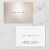 Moderne, elegante esthetische, eenvoudige vormgevi visitekaartje (Voorkant / Achterkant)