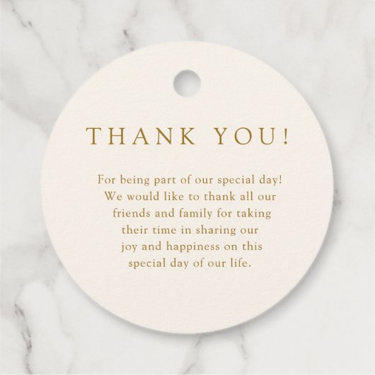 Moderne elegante Eucalyptus Ampersand bruiloft Bedankjes Labels (Achterkant)