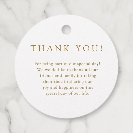 Moderne elegante Eucalyptus Ampersand bruiloft Bedankjes Labels (Achterkant)