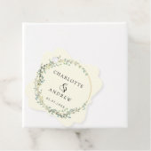 Moderne Elegante Eucalyptus Bruiloft Bedankjes Labels (In situ)