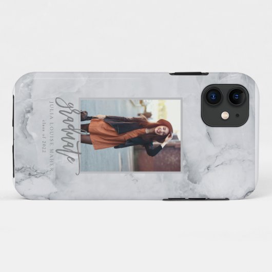 moderne, elegante foto afstuderen Case-Mate iPhone case (Achterkant (horizontaal))
