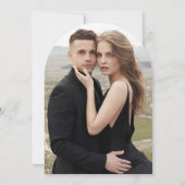 Moderne Elegante Foto Bewaar de Datum Kaart (Achterkant)