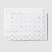 Moderne Elegante Foto Bruiloft Vellum Uitnodigingen (Offset (Uitnodiging))