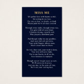 Moderne Elegante Foto Gedenkteken Gebed Kaart (Achterkant)