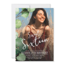 Moderne elegante foto rustieke zoete 16 verjaardag