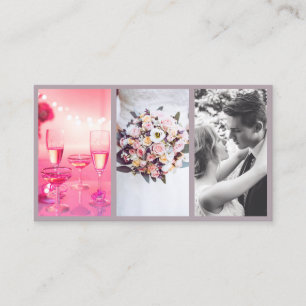 Moderne, elegante fotocollage fotograaf visitekaartje