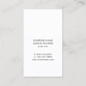 Moderne Elegante Gedrukte Kraftpapier-Document Con Visitekaartje (Achterkant)