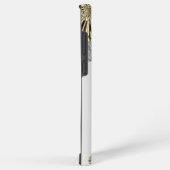 Moderne Elegante Gemarmerde Diamant Bloem Goud Samsung Galaxy Hoesje (Rechterkant)