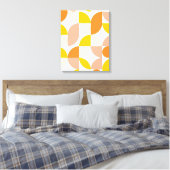Moderne Elegante Geometrische Abstract Minimalisti Canvas Afdruk (Insitu (Slaapkamer))