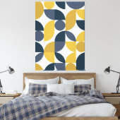 Moderne elegante geometrische Abstracte minimalist Canvas Afdruk (Insitu (Slaapkamer))
