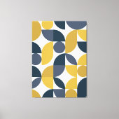 Moderne elegante geometrische Abstracte minimalist Canvas Afdruk (Voorkant)