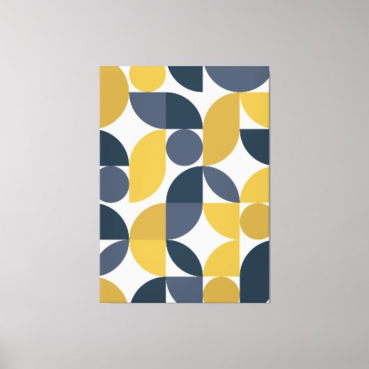 Moderne elegante geometrische Abstracte minimalist Canvas Afdruk (Voorkant)