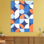 Moderne elegante geometrische Abstracte minimalist Canvas Afdruk (Insitu (Woonkamer))
