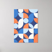 Moderne elegante geometrische Abstracte minimalist Canvas Afdruk (Voorkant)