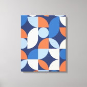 Moderne elegante geometrische Abstracte minimalist Canvas Afdruk (Voorkant)
