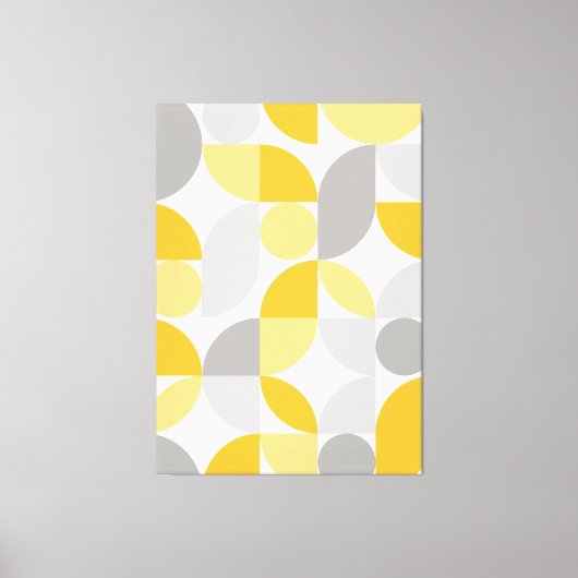 Moderne elegante geometrische Abstracte minimalist Canvas Afdruk (Voorkant)