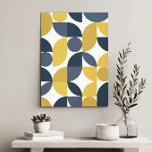 Moderne elegante geometrische Abstracte minimalist Canvas Afdruk
