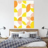 Moderne elegante geometrische Abstracte minimalist Canvas Afdruk (Insitu (Slaapkamer))