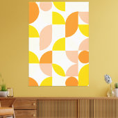Moderne elegante geometrische Abstracte minimalist Canvas Afdruk (Insitu (Woonkamer))