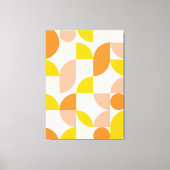 Moderne elegante geometrische Abstracte minimalist Canvas Afdruk (Voorkant)