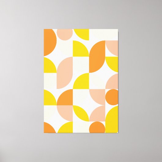 Moderne elegante geometrische Abstracte minimalist Canvas Afdruk (Voorkant)