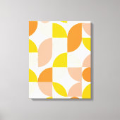 Moderne elegante geometrische Abstracte minimalist Canvas Afdruk (Voorkant)