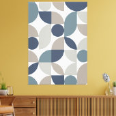Moderne elegante geometrische Abstracte minimalist Canvas Afdruk (Insitu (Woonkamer))
