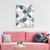 Moderne elegante geometrische Abstracte minimalist Canvas Afdruk (Insitu (Woonkamer))