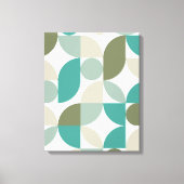 Moderne elegante geometrische Abstracte minimalist Canvas Afdruk (Voorkant)