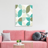 Moderne elegante geometrische Abstracte minimalist Canvas Afdruk (Insitu (Woonkamer))