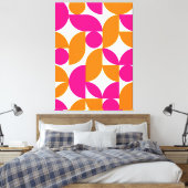 Moderne elegante geometrische Abstracte minimalist Canvas Afdruk (Insitu (Slaapkamer))