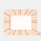 Moderne elegante geometrische lijnkunst gegraveerde lijstjes (Voorkant)