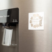 Moderne Elegante Gepersonaliseerde Gouden Monogram