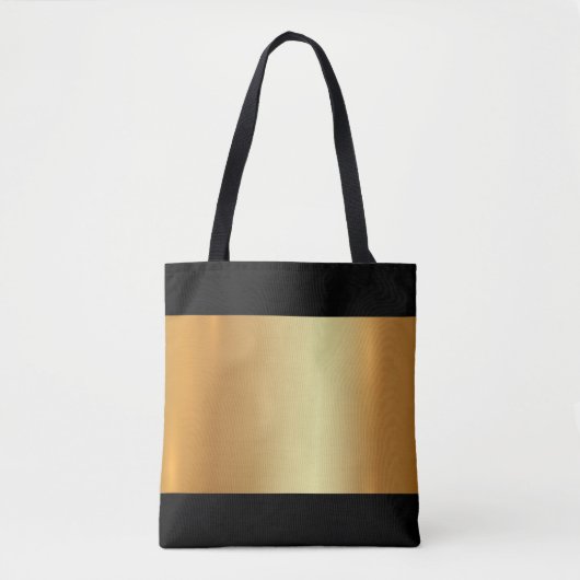 Moderne Elegante Glam Gouden Licht en Schaduwgoude Tote Bag (Voorkant)