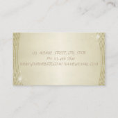 Moderne elegante glamoureuze lips visitekaartje (Achterkant)