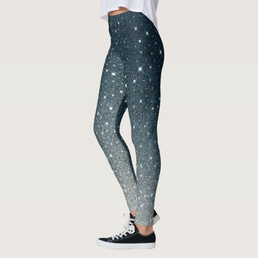Moderne elegante glitter sprankelt leggings (Links)